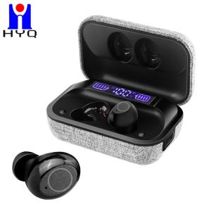 China Waterproof Power Bank Earphones K20 2600mAh Charging Case TWS Earbuds factory