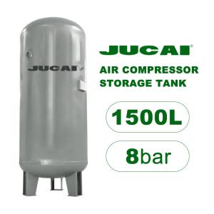 China 1500L 8BAR Air Compressor Holding Tank 0.3m3 Volume factory