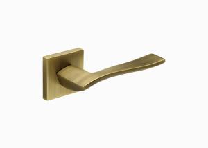 China Light Luxury Grey Bathroom Dummy Entry Door Handle OEM / ODM factory