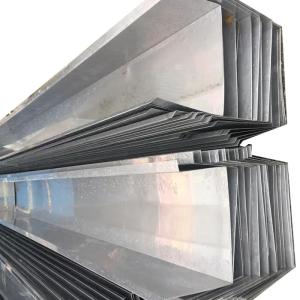 China 304 Plate Marine Stainless Steel Fabrication Process Building Drain Roof Rainfall Gutter factory