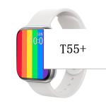 PVC T55+ Smart Watch , Customized 1.75inch Health Monitoring Wristband