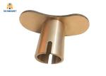 Professional Flanged Bronze Bushings Sand Casting ZCuSn10 Pb1 Bronze Bush
