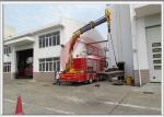 1300 Gallons Water Tower Fire Truck , Fire Service Truck 500 Gallons Foam Cost