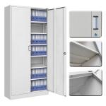 Swing Door Metal Filing Cabinet Knock Down Configuration With Aluminium Alloy