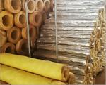 Yellow Natural Fiberglass Wool Insulation Construction Material