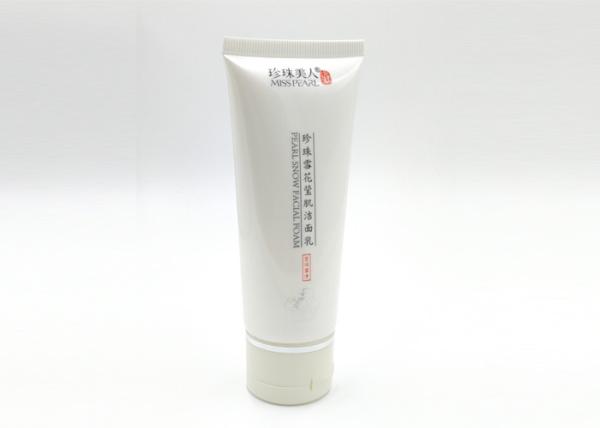 Facial Cleanser Plastic Cosmetic Tubes Multi Layers With Cylindrical Shape Screw