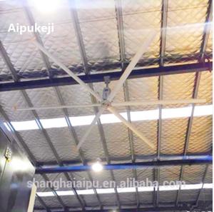 China 28 FT Giant Ceiling Fan / Ventilation Exhaust Ceiling Fan With Italy Bonfiglioli Motor factory
