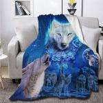 3D Polyester Plush Soft Printed Flannel Blanket For Hotel
