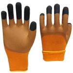 Terry Fleece Winter Work Gloves Palm Coated Insulated Work Gloves