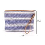 Europe 2016 new women handle bag striped knit wrist portable Clutch