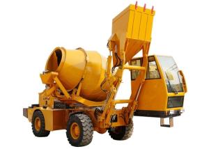 China Volumetric Self Loading Concrete Mixer , Mobile Ready Mix Concrete Truck factory