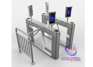 China Barcode RFID Temperature Face Recognition Tripod Turnstile Gate factory