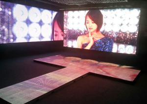 China 3D Interactive 4000nit IP65 P6.25 Dance Floor LED Screen Long Life Span factory