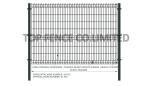 Powder Or Pvc Coated Galvanized Welded Wire Mesh Fence/Curved 3D Welded Wire