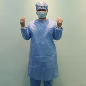China Wood Pulp Spunlace Disposable Surgical Gown factory