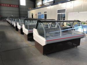 China Sliding Door Butcher Meat Freezer Direct Cooling 220V factory