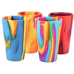 China Silipint Stemless Wine Glasses 480ml Colorful Original Silicone Pint Cup factory