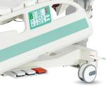 Medical Furniture ICU Patient Adjustable Electric Nursing Bed With Casters