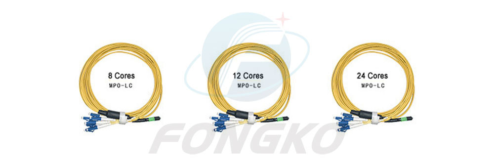 Best Price MPO Female to 8 12 24 Cores LC UPC Single Mode Breakout Cable