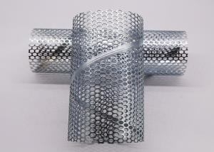 China Alkali Resistance Filter Wire Mesh SS316 Perforated Filter Tube Easy To Clean factory