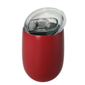 China 360ml 480ml Stainless Steel Mug With Lid , Coffee Insulated Mug Red Printing factory