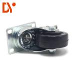Flat Industrial Caster Wheels Anti Static Black Color 100kg Loading Capacity