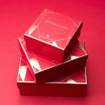 Handcrafted Hard Cardboard Bridesmaid Gift Boxes Packaging With Lids