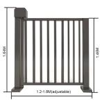 Pedestrian Entrance Advertising Control Barrier Gate DC24V 30W