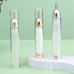 Plastic Syringe Airless Bottle 10ml 15ml Empty Airless Cosmetic Serum Pump