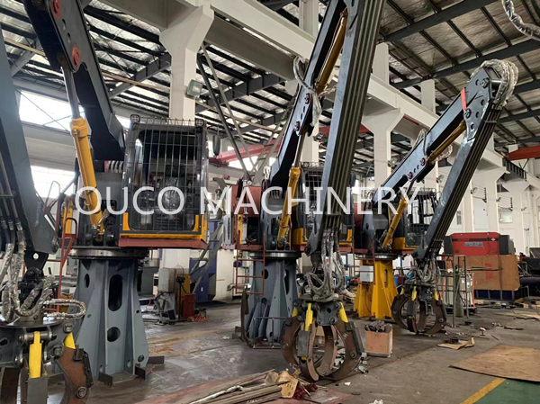 Steel Stationary Material Handler For Waste Material