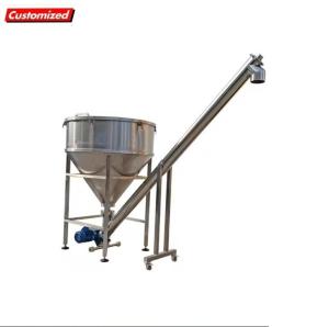 China Fire Resistant Screw Lift Conveyor Steel Grain Bin With Customized Package factory