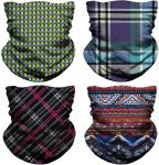 American Flag Cotton Plain Flower Headwear Neck Gaiter