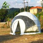Colorful Round Pvc Door 2 People Small Geo Dome Tent For Living Multi Functional