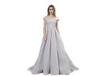 Big Net Elegant Women Party Wear Ball Gowns / Evening Dresses For Muslim Ladies