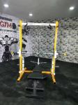 Mutli Functional Station Body Build Shoulder Chest Bench Press Squat Rack Power