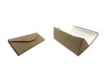 Recycle Kraft Paper Triangle Folding Eyeglass Case Sunglasses Case Box