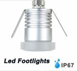 Mini Led Moonlight Footlights Dimmable IP67 12V 24V Wall Floor Deck Corner Light