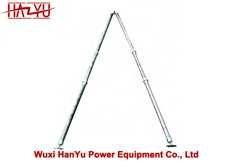 China A ShapeExtension  Aluminum Gin Pole Tubular Gin Pole For Tower on sale