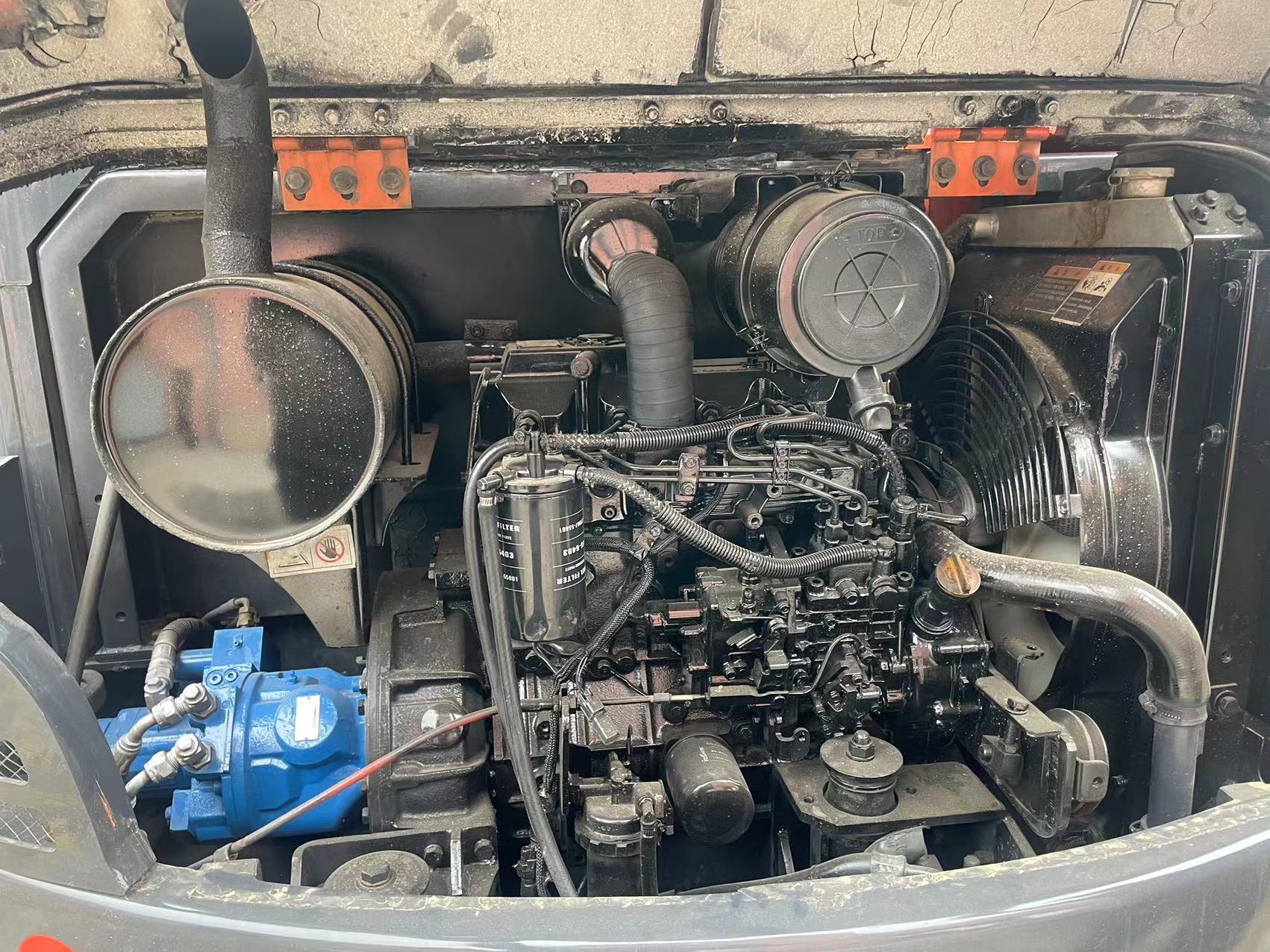 Excav crawler Doosan DH60-7 small digger used machinery excavator second hand hydraulic excav