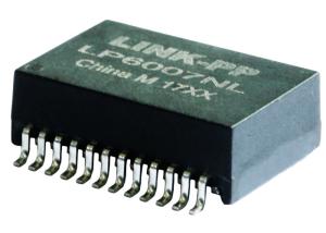 China 3500V High Voltage Isolation Transformer Single Ports For Lan Ethernet , LP6007NL factory
