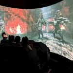 Indoor Multi-Dimensional 7d Orbit Cinema Track Cinema Projection Solution