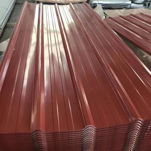 China Pre Painted Ribbed Galvanized Steel Sheets And Coils Ppgi Metal Sheet Roof Plate factory