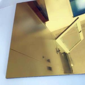 China Thickness 0.3mm Aluminium Mirror Sheet 87% Reflective Data For Lighting Industry factory