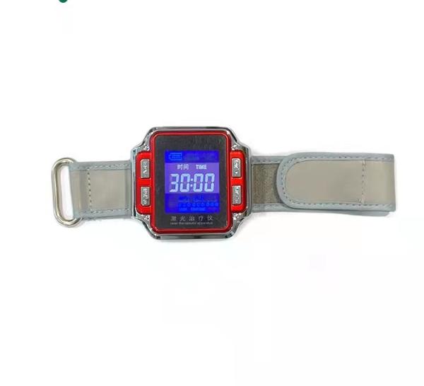 Medical 650nm Laser Treatment Instrument Diabetic Wrist Watches Diode Protect
