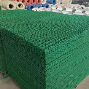 China Mesh Size 0.5CM PVC Coating 2x2 Welded Wire Mesh Fence Panels For Building Agriculture factory