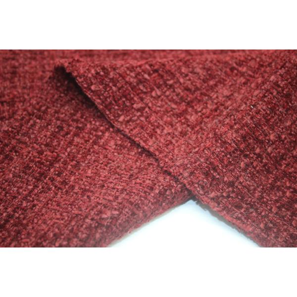 Wholesale New Plaid Tweed Coat Chenille Fabric for Autumn and Winter Women's Coat Clothing Luggage Fashion Cushion
