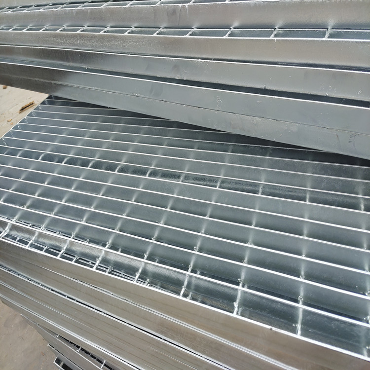 Industrial Walkway Heavy Duty Steel Grating Press Locked Untreated Galvanized Bar
