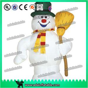 China Christmas Advertising Inflatable Snowman Mascot Cartoon For Event Decor factory