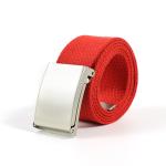 Unisex 130cm Military Cotton Fabric Belt Web Braided Woven Belt