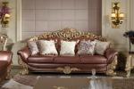 Luxury Sofa sets by Beech wood craft design in golden color painting and